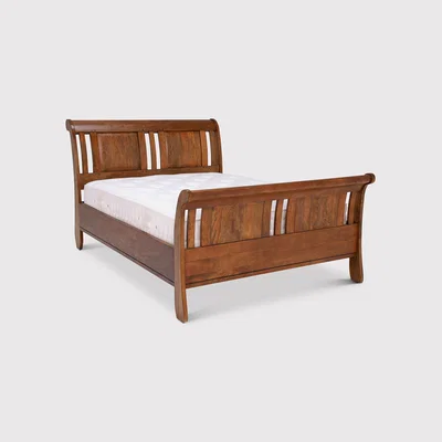 Barker and Stonehouse New Frontier 135cm Sleigh Bed, Neutral | Double | Barker & Stonehouse