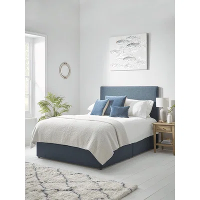Cox and Cox NEW Lina Storage Bed - Navy Double