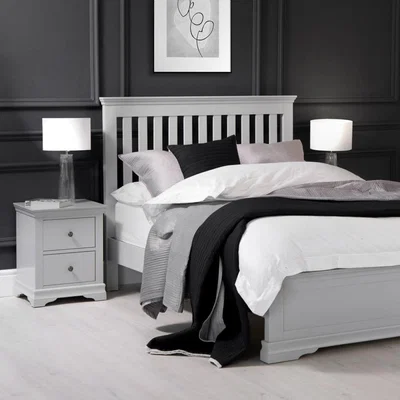 Chiltern Oak Furniture Florence Grey Painted Double Bed Frame