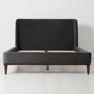 Cuckooland Swyft Bed 02 Charcoal Velvet Bed in a Box - Double