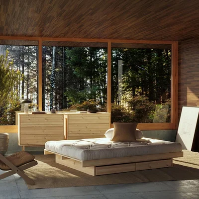 Cuckooland Karup Design Kanso Bed With Drawers - King