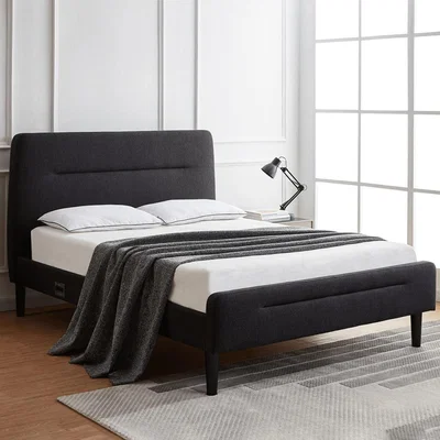 Cuckooland Koble Nodd Smart Bed in Charcoal with Wireless Charging - Double