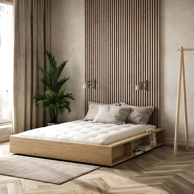 Cuckooland Karup Design Ziggy Bed with Storage Shelves - Double