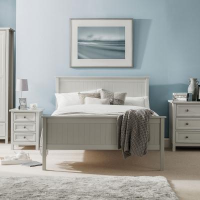 Cuckooland Julian Bowen Maine Wooden Bed in Dove Grey - King