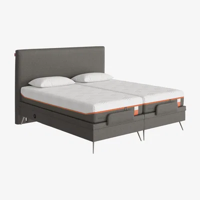 Furniture Village Surface Bed - Small Double - Grey