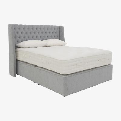 Furniture Village Hypnos - Bespoke Grandeur Divan Set - Small Double - Silver