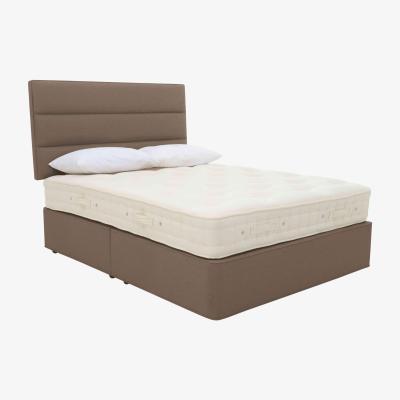 Furniture Village Hypnos - Bespoke Brilliance Platform Divan Set - Double - Brown