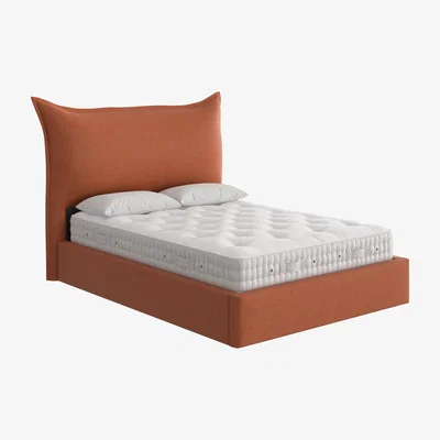 Furniture Village Lunar Electric Ottoman Bed Frame - Double - Orange