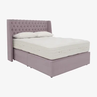 Furniture Village Hypnos - Bespoke Grandeur Divan Set - Double - Pink