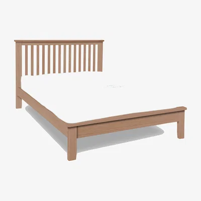 Furniture Village Grace Oak Bed Frame - Double