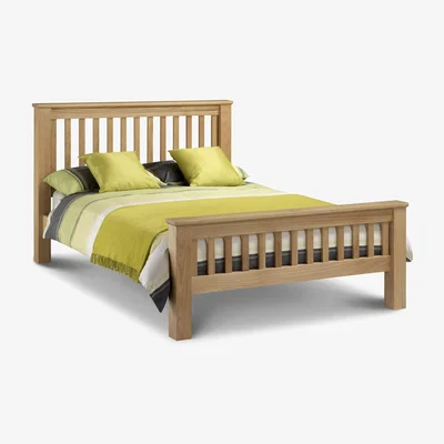 Furniture123 Julian Bowen Amsterdam Solid Oak Double Bed