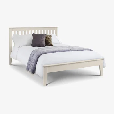 Furniture123 Julian Bowen Salerno Shaker Double Bed Frame in Ivory