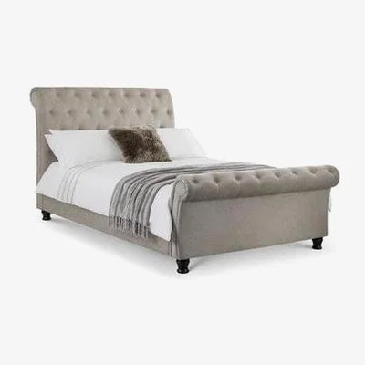 Furniture123 Julian Bowen Ravello Deep Button Double Bed Frame in Mink