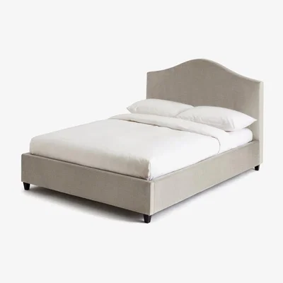 Habitat Habitat Maddison Linen Double Bed Frame - Natural