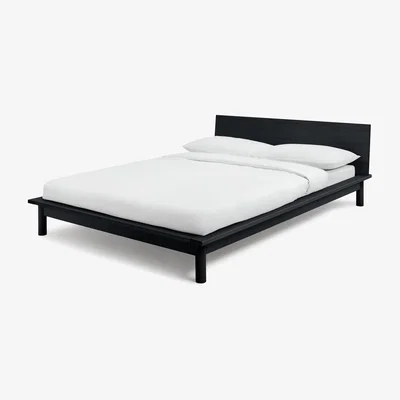Habitat Habitat Akio Double Platform Bed Frame - Black