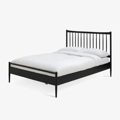Habitat Habitat Chiltern Spindle Double Wooden Bed Frame - Black