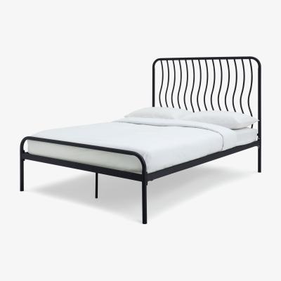 Habitat Habitat Wave Double Metal Bed Frame - Black