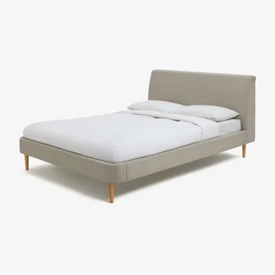 Habitat Habitat Tora Double Fabric Bed Frame - Natural