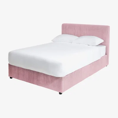 Habitat Habitat Tristan Ottoman Double Bed Frame - Pink