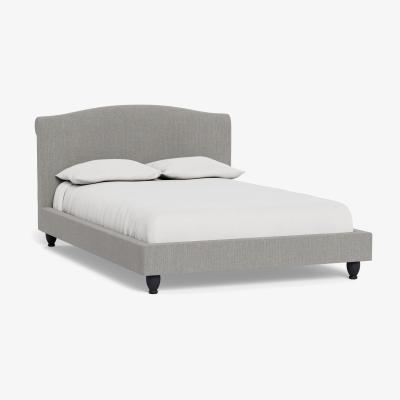 Heal's Heal's Devon Double Bed Texture Pale Grey Black Beech Feet