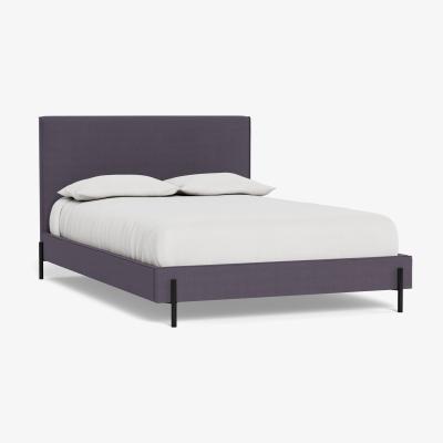 Heal's Heal's Tortona Double Bed Linen Shadow Black Feet