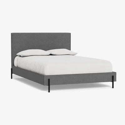 Heal's Heal's Tortona Double Bed Tejo Recycled Noir Black Feet