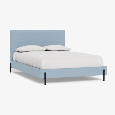 Heal's Heal's Tortona Double Bed Capelo Linen-Cotton Sea Shanty Black Feet