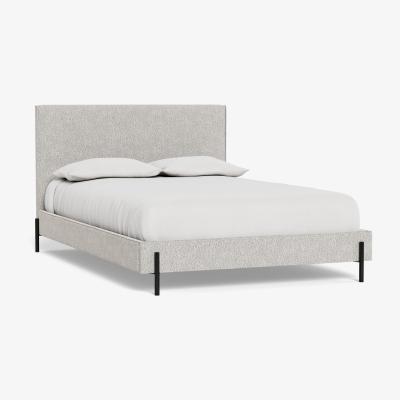 Heal's Heal's Tortona Double Bed Chunky Boucle Ecru Black Feet