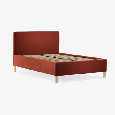 John Lewis John Lewis Emily 2 Drawer Storage Upholstered Bed Frame, Double