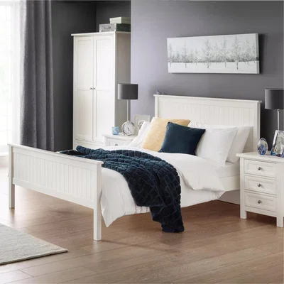 John Lewis Julian Bowen Maine Bed Frame, Double, White