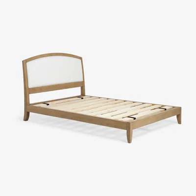 John Lewis John Lewis Bowed Bed Frame, Double, Brown