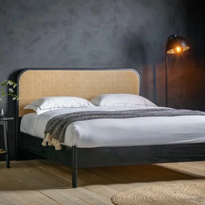 Knees Callen Oak Double Bed - Natural