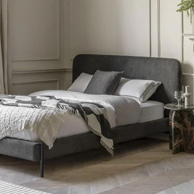 Knees Oswin Double Bed - Grey