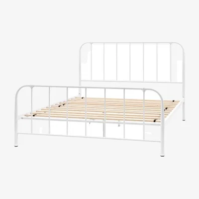 Knees Weston Double Bed - Ivory