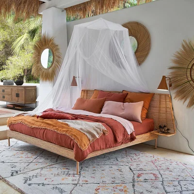 La Redoute Saghil Rattan Cane Bed