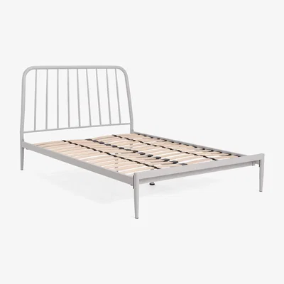 Made.com Alana Double Bed, Pebble Grey