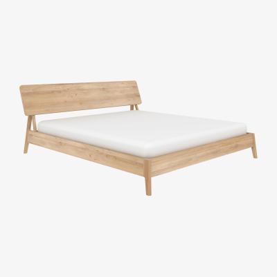 Made in Design Air Double bed - / For mattress 180 x 200 cm - Solid oak by Ethnicraft Natural wood