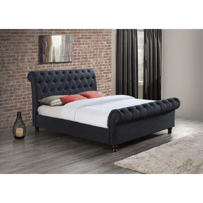 Oak&More Arkansas Charcoal Double Bed
