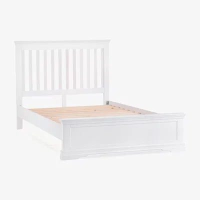 Oak&More Brooklyn White Double Bed