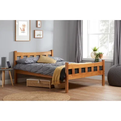 Oak&More Michigan Antique Pine Double Bed