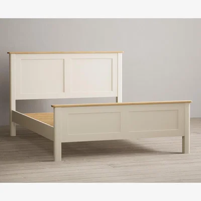 Oak&More Bridstow Oak and Cream Painted Double Bed