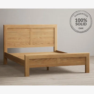 Oak&More Eclipse Solid Oak Double Bed