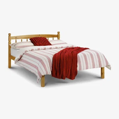 Downtown Julian Bowen Pickwick Pine Bed - Brown, Single/Small Double/Double