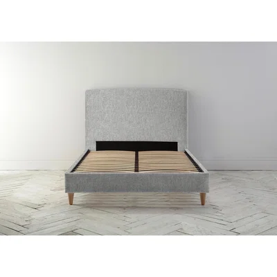 Perch and Parrow Ted 4'6 Double Bed Frame in The Great White"