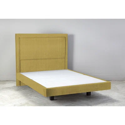 Perch and Parrow Hover 4'6 Double Size Bed Frame in Dandelion"