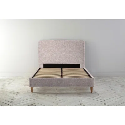 Perch and Parrow Ted 4'6 Double Bed Frame in Blush Pink"