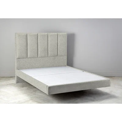 Perch and Parrow Waft 4'6 Double Size Bed Frame in Pearl River"