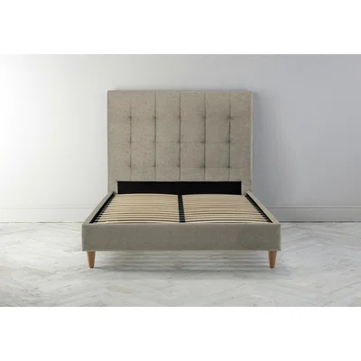 Perch and Parrow Hopper 4'6 Double Bed Frame in Welsh Flint"