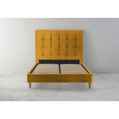 Perch and Parrow Hopper 4'6 Double Bed Frame in Medallion Gold"