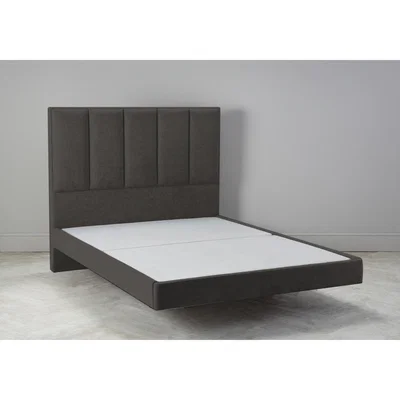 Perch and Parrow Waft 4'6 Double Size Bed Frame in Mocha"